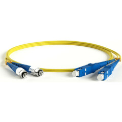 Патч-корд Hyperline FC-D2-9-FC/UR-SC/UR-H-5M-LSZH-YL, 5м