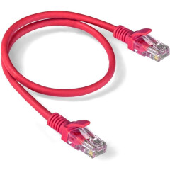 Патч-корд Exegate UTP-RJ45-RJ45-5e-0,5M-LSZH-RD