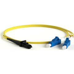 Патч-корд Hyperline FC-D2-9-LC/UR-MTRJM/UR-H-2M-PVC-YL, 2м