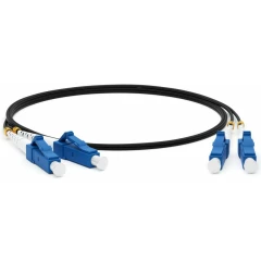 Патч-корд Hyperline FC-D2-9-LC/UR-LC/UR-H-3M-LSZH-BK, 3м