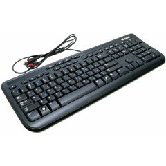 Клавиатура Microsoft Wired Keyboard 600 Black (ANB-00018)