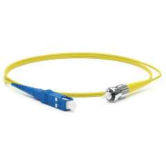 Патч-корд Hyperline FC-S2-9-SC/UR-ST/UR-H-15M-LSZH-YL, 15м