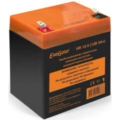 Аккумуляторная батарея Exegate HR 12-5