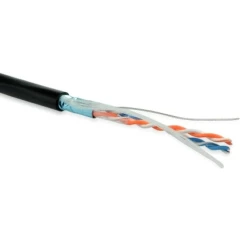 Бухта Hyperline FUTP2-C5-S24-OUT-PE-BK-500, 500м