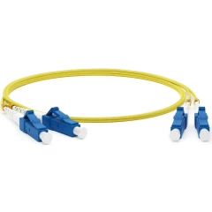 Патч-корд Hyperline FC-D2-9-LC/UR-LC/UR-H-1.5M-LSZH-YL, 1.5м