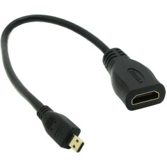 Переходник HDMI (F) - Micro HDMI (M), 5bites BC-HDM2AF