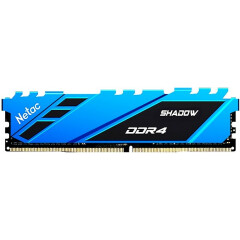 Оперативная память 8Gb DDR4 2666MHz Netac Shadow Blue (NTSDD4P26SP-08B)