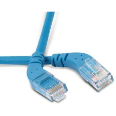 Патч-корд Hyperline PC-APM-UTP-RJ45/L45-RJ45/L45-C6-5M-LSZH-BL, 5м