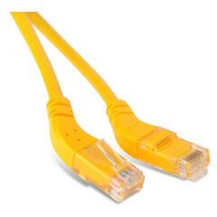 Патч-корд Hyperline PC-APM-UTP-RJ45/L45-RJ45/L45-C6-5M-LSZH-YL, 5м