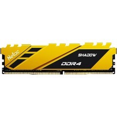 Оперативная память 8Gb DDR4 3600MHz Netac Shadow Yellow (NTSDD4P36SP-08Y)