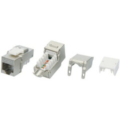 Вставка RJ-45 Hyperline KJ9-8P8C-C6A-90-SH-F