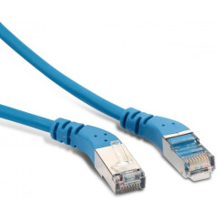 Патч-корд Hyperline PC-APM-STP-RJ45/L45-RJ45/R45-C6-5M-LSZH-BL, 5м