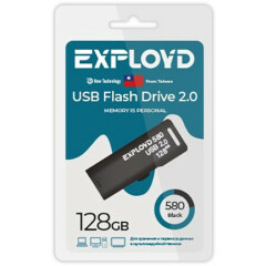 USB Flash накопитель 128Gb Exployd 580 Black