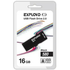 USB Flash накопитель 16Gb Exployd 580 Black