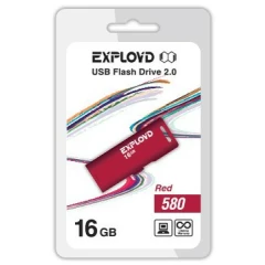 USB Flash накопитель 16Gb Exployd 580 Red