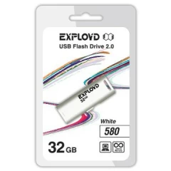 USB Flash накопитель 32Gb Exployd 580 White