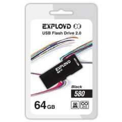 USB Flash накопитель 64Gb Exployd 580 Black