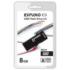 USB Flash накопитель 8Gb Exployd 580 Black