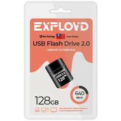 USB Flash накопитель 128Gb Exployd 640 Black