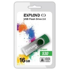 USB Flash накопитель 16Gb Exployd 530 Green