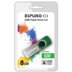 USB Flash накопитель 8Gb Exployd 530 Green