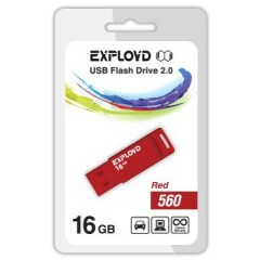 USB Flash накопитель 16Gb Exployd 560 Red