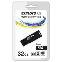 USB Flash накопитель 32Gb Exployd 560 Black