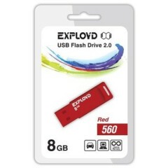 USB Flash накопитель 8Gb Exployd 560 Red