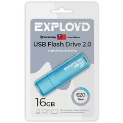 USB Flash накопитель 16Gb Exployd 620 Blue