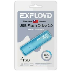 USB Flash накопитель 4Gb Exployd 620 Blue