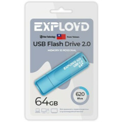 USB Flash накопитель 64Gb Exployd 620 Blue