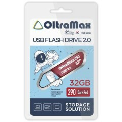 USB Flash накопитель 32Gb OltraMax 290 Dark Red