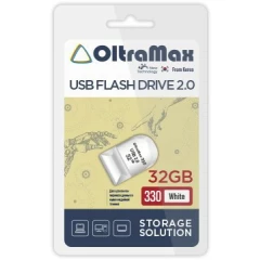 USB Flash накопитель 32Gb OltraMax 330 White