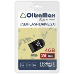 USB Flash накопитель 4Gb OltraMax 330 Black