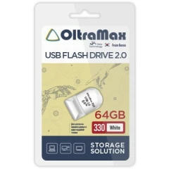 USB Flash накопитель 64Gb OltraMax 330 White