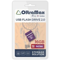 USB Flash накопитель 16Gb OltraMax 50 Dark Violet