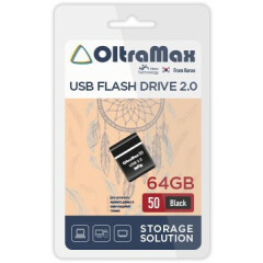 USB Flash накопитель 64Gb OltraMax 50 Black