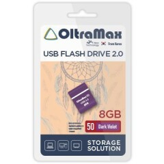 USB Flash накопитель 8Gb OltraMax 50 Dark Violet
