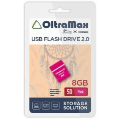 USB Flash накопитель 8Gb OltraMax 50 Pink