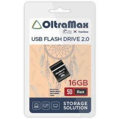 USB Flash накопитель 16Gb OltraMax 50 Black