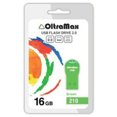 USB Flash накопитель 16Gb OltraMax 210 Green