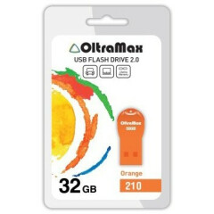 USB Flash накопитель 32Gb OltraMax 210 Orange