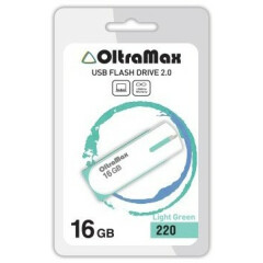 USB Flash накопитель 16Gb OltraMax 220 Light Green