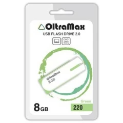 USB Flash накопитель 8Gb OltraMax 220 Green