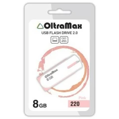 USB Flash накопитель 8Gb OltraMax 220 Pink