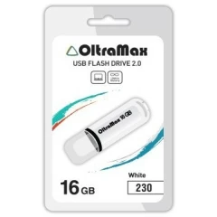 USB Flash накопитель 16Gb OltraMax 230 White