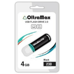 USB Flash накопитель 4Gb OltraMax 230 Black