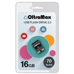 USB Flash накопитель 16Gb OltraMax 70 Black