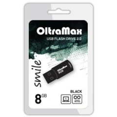 USB Flash накопитель 8Gb OltraMax Smile Black