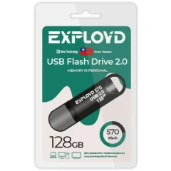 USB Flash накопитель 128Gb Exployd 570 Black